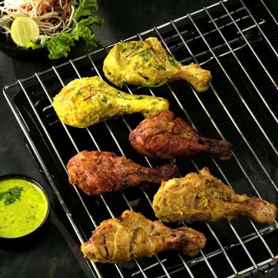 "Triple Kalmi Delight Platter (Non Veg) (Hotel Paradise) - Click here to View more details about this Product